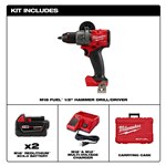 M18 XC5.0 FUEL 1/2 HAMMER DRILL DRVR KIT