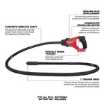 M18 FUEL 8' CONCRETE PENCIL VIBRATOR