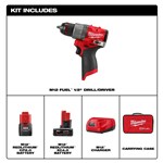 M12 FUEL 1/2" DRILL/DRIVER KIT