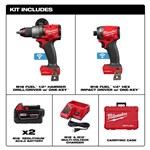 M18 FUEL HAMMER DRILL & 1/4 IMPACT KIT