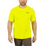 WORKSKIN LT-WT SHIRT SHORT SLVE HIVIZ LG