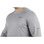 WORKSKIN LT-WT SHIRT LONG SLVE GRAY 3X