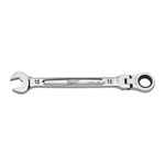 15MM FLEX HEAD RATCH COMB WRENCH