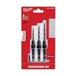 4 PC COUNTERSINK DRILL BIT SET