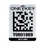 ONE-KEY ASSET ID TAG LG. METAL SURFACE