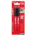 INKZALL FINE POINT MARKER BLACK 2/PK