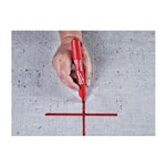 INKZALL LARGE CHISEL TIP RED MARKER 12PK