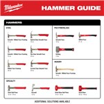 17OZ MILLED FACE FRAMING HAMMER