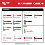 28OZ MILLED FACE FRAMING HAMMER