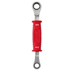 LINEMANS 2IN1 INSUL RATCHET BOX WRENCH