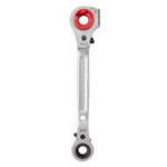 5-IN-1 LINEMAN'S RATCHETING WRENCH