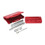 3/8" DRIVE 28PC RATCHET & SOCKET SET SAE