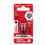 SHOCKWAVE 1" HEADLOK BIT 2PK