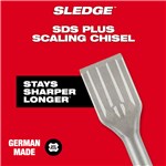 1-1/2X10" SLEDGE SCALING CHISEL SDS PLUS