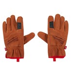 GOATSKIN LEATHER GLOVES - S