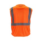 CLASS 2 MESH SAFETY VEST ORG S/M