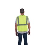 CLASS 2 MESH B/A SAFETY VEST YEL 4X/5X