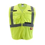 CLASS 2 MESH B/A SAFETY VEST YEL 4X/5X