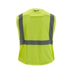 CLASS 2 MESH B/A SAFETY VEST YEL 4X/5X