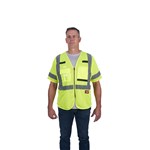 CLASS 3 MESH SAFETY VEST YEL S/M