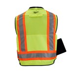 CLASS 2 SURVEYOR SAFETY VEST YEL S/M