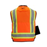 CLASS 2 SURVEYOR SAFETY VEST ORG S/M