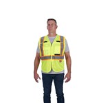 CLASS 2 B/A MESH SAFETY VEST YEL S/M