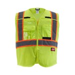 CLASS 2 B/A MESH SAFETY VEST YEL S/M