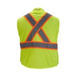 CLASS 2 B/A MESH SAFETY VEST YEL S/M