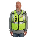 AR/FR CL-2 B/A MESH SAFETY VEST YEL S/M