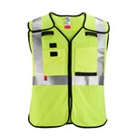 AR/FR CL-2 B/A MESH SAFETY VEST YEL S/M