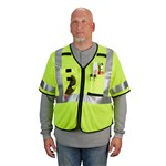 AR/FR CLASS 3 MESH SAFETY VEST YEL L/XL