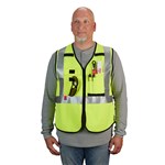 AR/FR CLASS 2 SAFETY VEST YEL 4X/5X