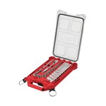 28PC 3/8 DR SAE RATCHET AND SOCKET TRAY