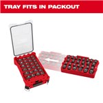 IMPACT SKT 1/2 DR 27PC SAE TRAY SET