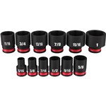 12PC IMPACT 3/8 DR SAE 6 PT SKT SET