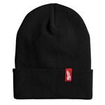 ACRYLIC CUFFED BEANIE BLACK