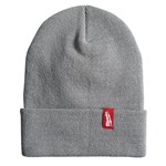 ACRYLIC CUFFED BEANIE GRAY