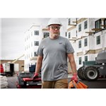 HYBRID WORK TEE - SHORT SLVE GRAY 2X