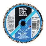 3" POLIFAN MINI FLAP DISC FLAT ZIRC 40GR