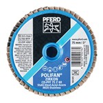 3" POLIFAN MINI FLAP DISC FLAT ZIRC 60GR