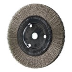 6" CRIMP WIRE WHEEL NRW .006 SS 5/8-1/2