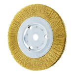 6" CRIMP WIRE WHEEL NRW .008 BRS 5/8-1/2