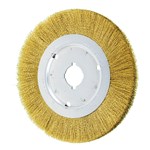 8" CRIMP WIRE WHEEL NRW .008BRASS 1-1/4