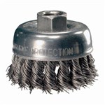 3-1/2 CUP BRUSH .020 CS 3/8-24 EXT