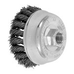 3-1/2x5/8-11 .020 KNOT WIRE CUP BRUSH