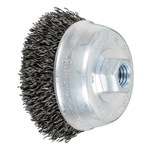 3-1/2 CUP BRUSH .020 CS 5/8-11 EXT