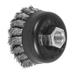 2-3/4 WIRE CUP BRUSH .014 SS 5/8-11 EXT