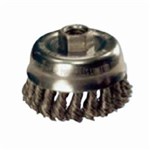 2-3/4 WIRE CUP BRUSH .020 SS 3/8-24 EXT