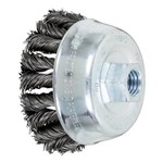 3-1/2 KNOT CUP BRUSH .014 CS 5/8-11 EXT